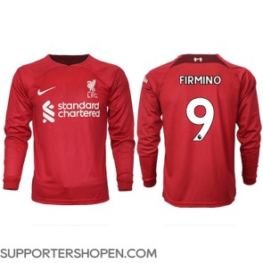 Liverpool Roberto Firmino #9 Hemma Matchtröja 2022-23 Långärmad